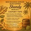 Label Peelers Red Headed Ginger Rum Sipper Shandy Beer Kit - Extract view 3