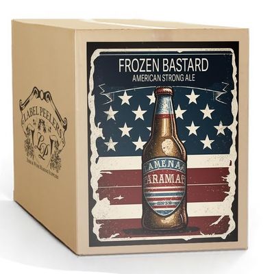 Label Peelers Frozen Bastard American Strong Ale Beer Kit