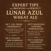 Label Peelers Lunar Azul Wheat Ale Beer Kit view 3