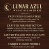 Label Peelers Lunar Azul Wheat Ale Beer Kit view 4
