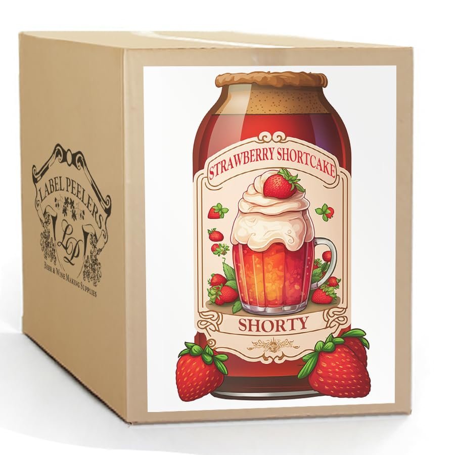 Label Peelers Strawberry Shortcake Shorty Beer Kit