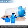 Portable to-Go Scoop, and Funnel System for Pre Workout Supplement Powder, (2 Pack Green) Spill Proof Container and Dispenser, Gym Shaker Bottle Travel Accessory, The Scoopie (1 TBSP - 2 TBSP) view 4