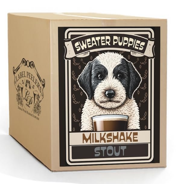 Label Peelers Sweater Puppies Milkshake Stout Beer Kit - Extract