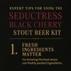 Label Peelers Seductress Black Cherry Stout Beer Kit - Extract view 3