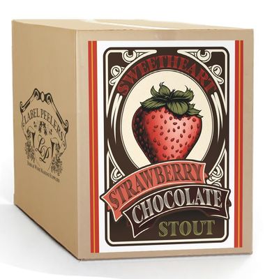 Label Peelers Sweetheart Strawberry Chocolate Stout Beer Kit