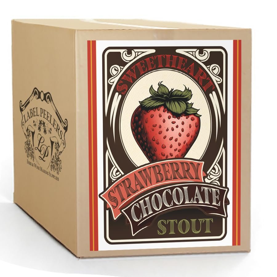 Label Peelers Sweetheart Strawberry Chocolate Stout Beer Kit