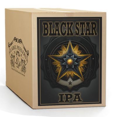 Label Peelers Black Star IPA Beer Kit