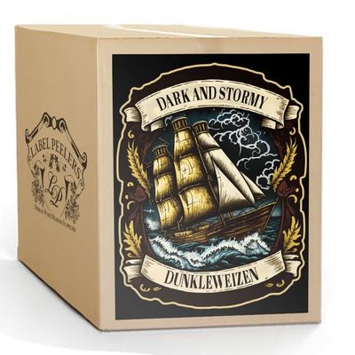 Label Peelers Dark and Stormy Dunkleweizen Beer Kit - Extract