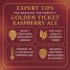 Label Peelers Golden Ticket Raspberry Ale Beer Kit view 3
