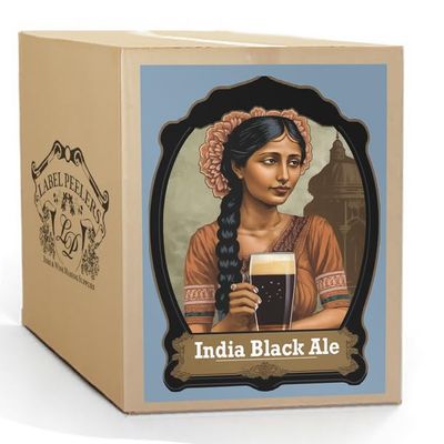 Label Peelers India Black Ale Beer Kit