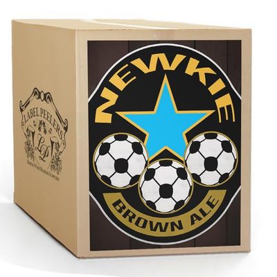 Label Peelers inNewkiein Brown Ale Beer Kit - Extract