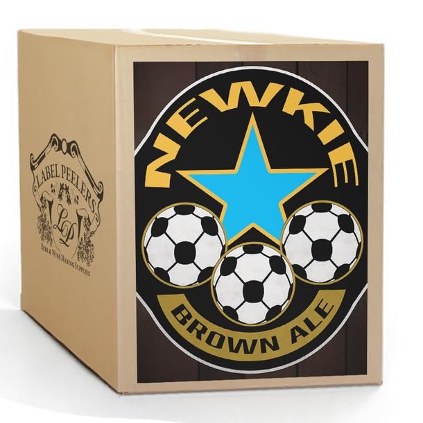 Label Peelers inNewkiein Brown Ale Beer Kit - Extract