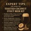 Label Peelers Toasted Coconut Stout Beer Kit - Extract view 3