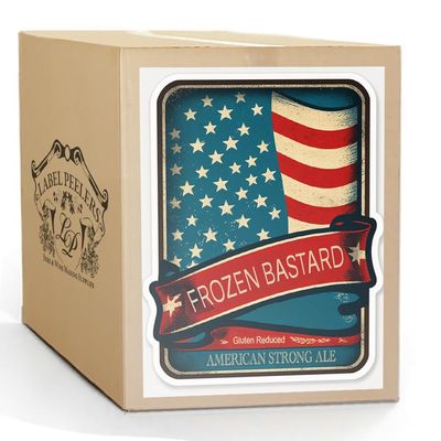 Label Peelers Frozen Bastard Strong Ale Gluten Reduced Beer Kit