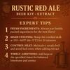 Label Peelers Rustic Red Ale Beer Kit - Extract view 3