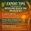 Label Peelers Weeklong Beach Tan IPA Beer Kit view 3