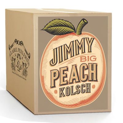 Label Peelers Jimmy Big Peach Kolsch Beer Kit - Extract