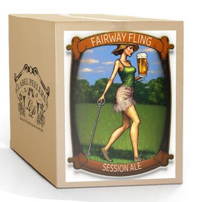 Label Peelers Fairway Fling Session Ale Beer Kit