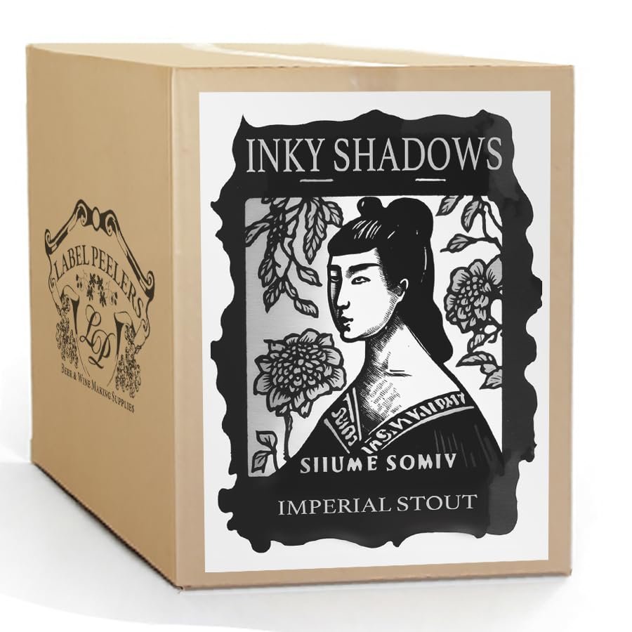 Label Peelers Inky Shadows Imperial Stout Beer Kit