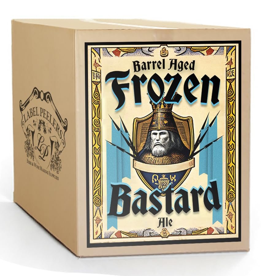 Label Peelers Barrel Aged Frozen Bastard Ale Beer Kit