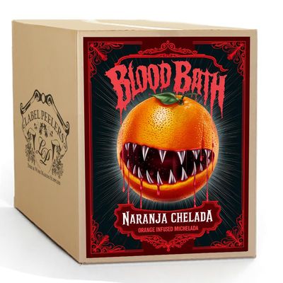 Label Peelers Blood Bath Naranja Chelada Beer Kit