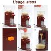 ERICAT Small Portable Peanut Butter Machine, 500ml Electric Peanut Butter Maker with Non-Slip Suction Base and Durable Design, Detachable and Easy to Clean, Suit for Peanuts, Cashews, Almonds view 4