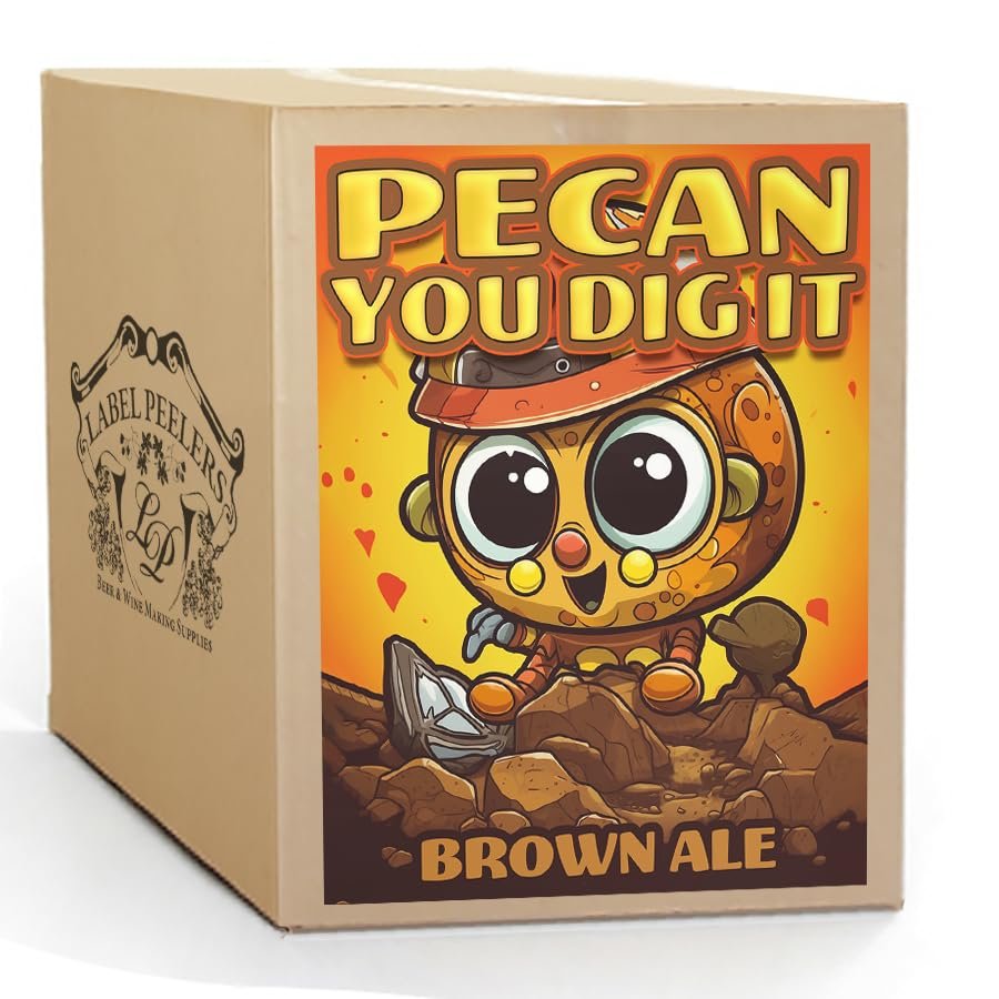 Label Peelers Pecan You Dig It Brown Ale Beer Kit