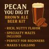 Label Peelers Pecan You Dig It Brown Ale Beer Kit view 4