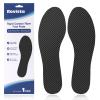 1 Pair Carbon Fiber Insole 0.8mm Thin Carbon Fiber Insert for Turf Toe, Foot Fractures, Hallux Rigidus and Limitus Rigid Foot Plate for Alternative to Post-Op Shoe(M 10-10.5 / W 11-11.5 - 275 mm) view 1