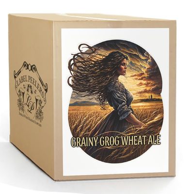 Label Peelers Grainy Grog Wheat Ale Beer Kit