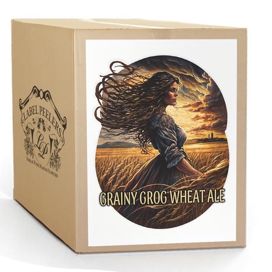 Label Peelers Grainy Grog Wheat Ale Beer Kit