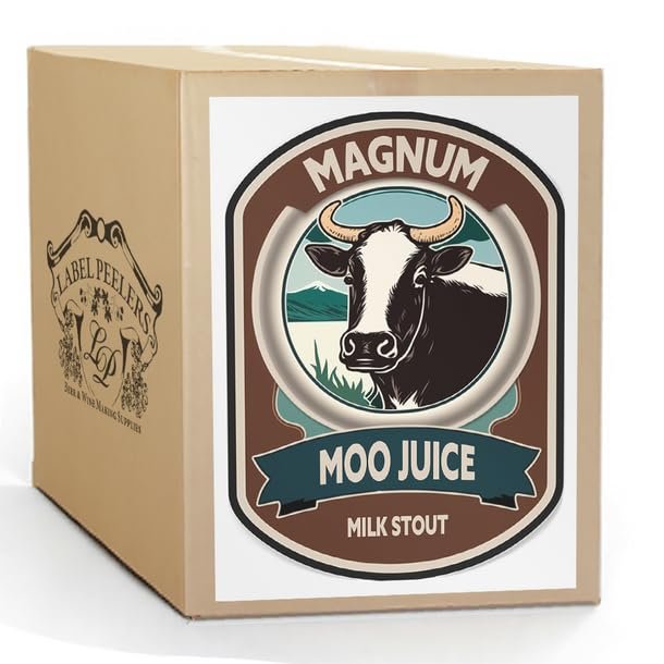 Label Peelers Magnum Moo Juice Milk Stout Beer Kit