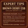 Label Peelers Brown Derby ESB English Brown Ale Beer Kit - Extract view 3