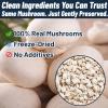 2oz Freeze-Dried Mushrooms Dices, High Quality Dehydrated Mushrooms from White Button Mushrooms, Suitable for Cooking, Risotto, Soups, Vegan & Clean Food, No Added Salt view 2
