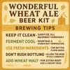 Label Peelers Wonderful Wheat Ale Beer Kit - Extract view 3
