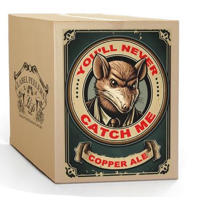 Label Peelers You'll Never Catch Me Copper Ale Beer Kit - Extract
