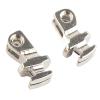100pcs(50pairs) 3.0x1.0mm 3.0x1.3mm Two Loops Single Hinge for Plastic Frame, Hinge Replacement Glasses Eyewear Accessories(Each Size 25PAIRS) view 1