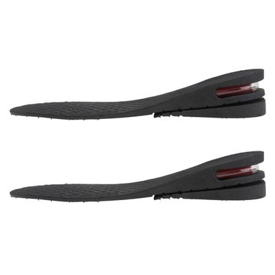 Healvian Unisex Detachable Heel Inserts Height Increase Insoles 2-Layer 4cm Shoe Lifts with Shock Absorption for Sneaker and Casual Shoes, Invisible Elevator Pads for Men and Women US 5-10