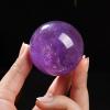 Amethyst Crystal Ball Sphere Balls for and Decorative - Crystals Stones Beginners Gift,80mm view 2