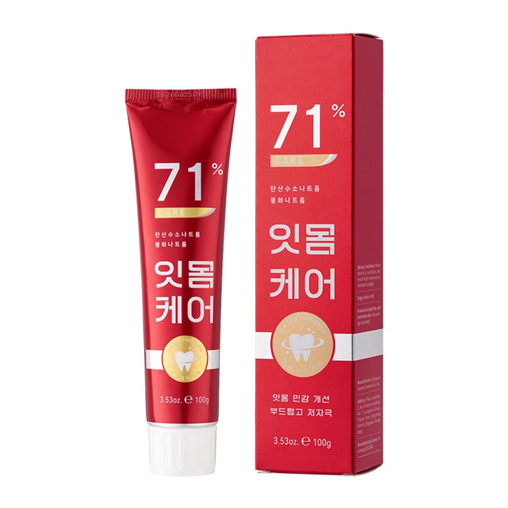 ACSUSS Cool Mint Toothpaste for Fresh Breath and Gum Support - Deep Cleaning Formula Helps Reduce Stains for Daily Oral Care Red One Size