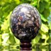 Blue Stained Stone Quartz Crystal Ball Home Decor view 2
