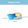 GALPADA Invisible Heightening Shoe Pads Breathable Sweat Absorbing Insoles 3.5cm Heel Lift Inserts for Men and Women Sports Support Pads view 2