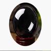 Crystal Ball Obsidian Office Auspicious Feng Shui Stone Polished Gift Decoration,3.54in view 2