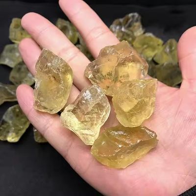 Raw Crystal Citrine Stone Rough Gemstones Ornament 500g