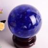 Crystal Ball Blue Balls Quartz Clear with Wood Stand for Gift Home Decor Telling, ball-25cm view 4
