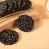 3 Packs Black Sesame Walnut Honey Biscuits - Nut Cookies with Wild Pecans, Calcium-Rich Snack, Crispy Baked Sesame Cookies, Naturally Sweet, 140g Per-Pack view 1
