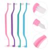 Alipis Double-Headed Orthodontic Toothbrush Set 4pcs, Wear-Resistant Manual Tapered Interspace Brushes for Daily Oral Care, Portable Compact Design for Adults view 3