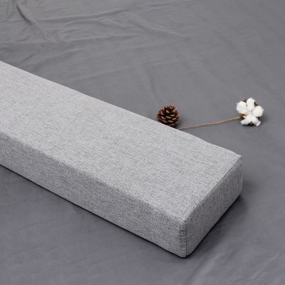 Mozzeilee Comfortable Mattress Gap Filler Headboard Pillow Between Beds, Rectangular Bed Wedge with Zipper Cover, Many Sizes and Colors Option (78x6x6inch,Light Gray)