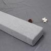 Mozzeilee Comfortable Mattress Gap Filler Headboard Pillow Between Beds, Rectangular Bed Wedge with Zipper Cover, Many Sizes and Colors Option (78x6x6inch,Light Gray) view 1
