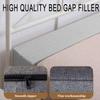 Mozzeilee Comfortable Mattress Gap Filler Headboard Pillow Between Beds, Rectangular Bed Wedge with Zipper Cover, Many Sizes and Colors Option (78x6x6inch,Light Gray) view 2
